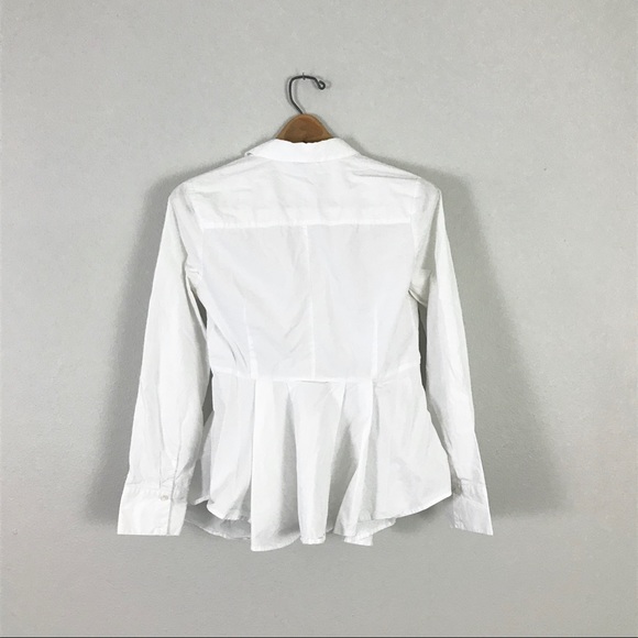 Anthropologie HD in Paris medium White Blouse Top - Picture 11 of 11